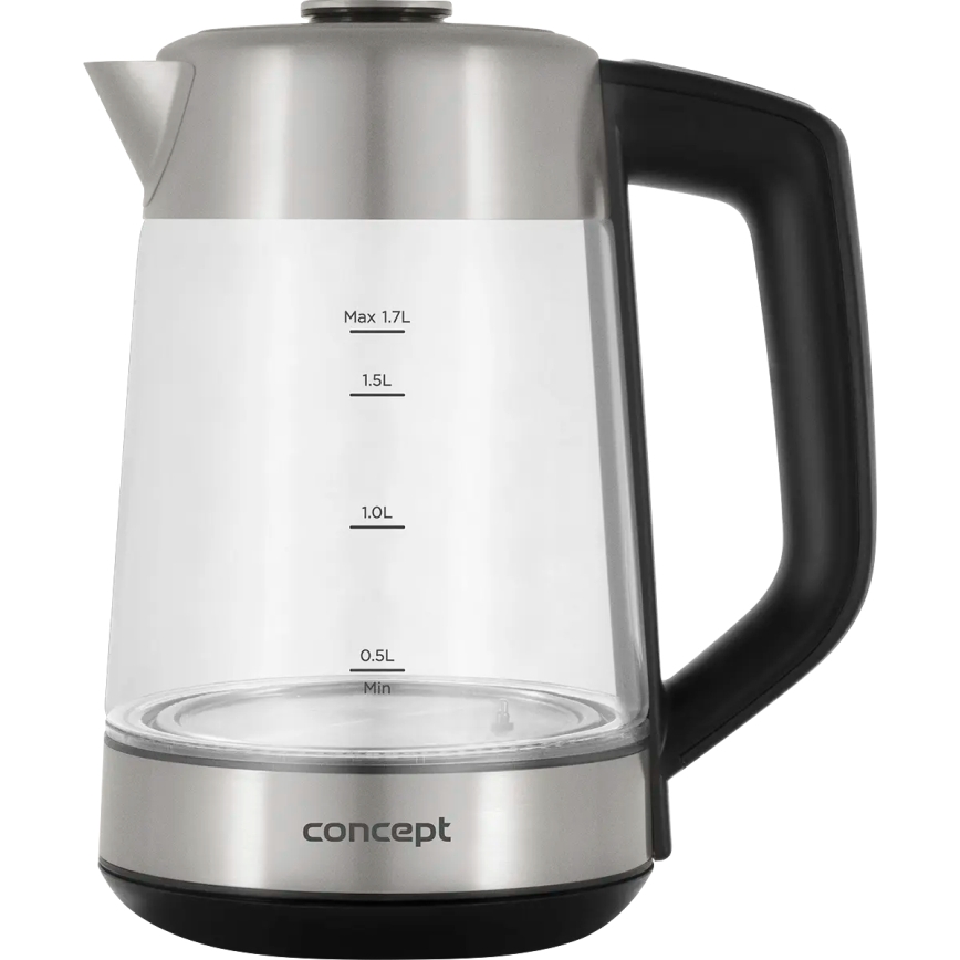 Concept RK4190 - Waterkoker met temperatuurregeling en zeef 1,7 l 2200W/230V roestvrij staal