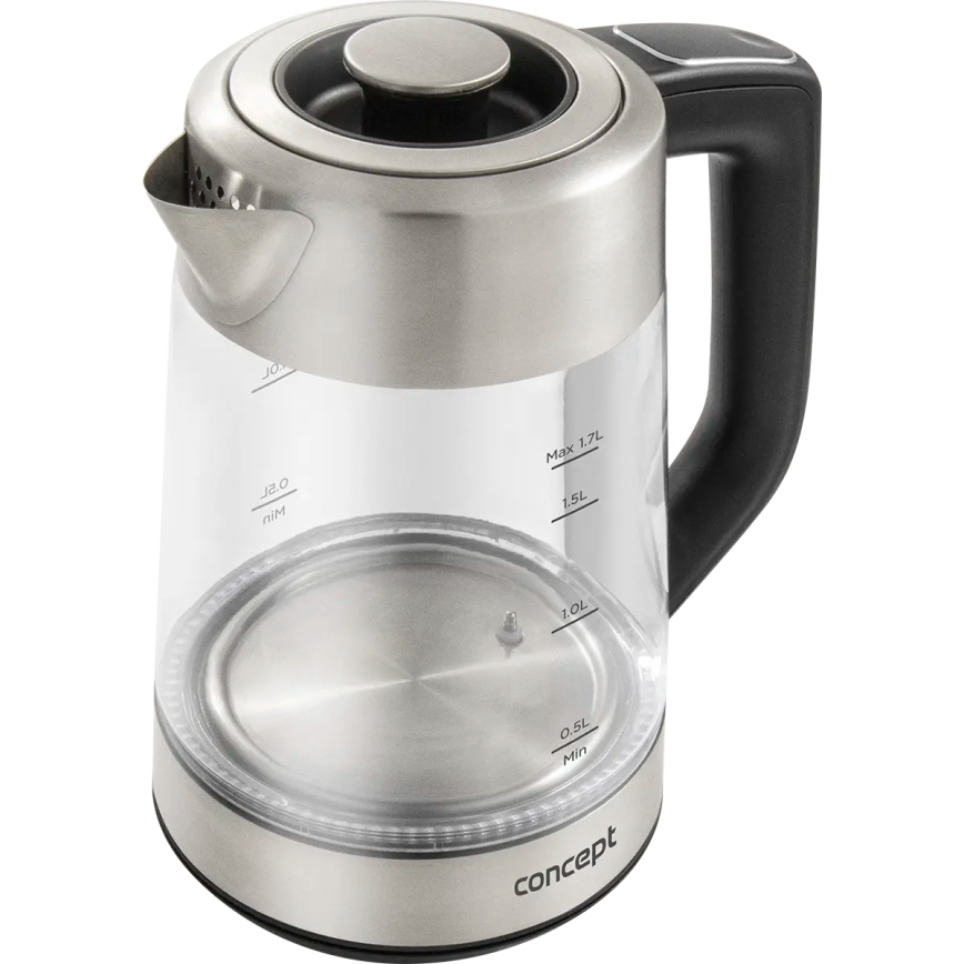 Concept RK4190 - Waterkoker met temperatuurregeling en zeef 1,7 l 2200W/230V roestvrij staal