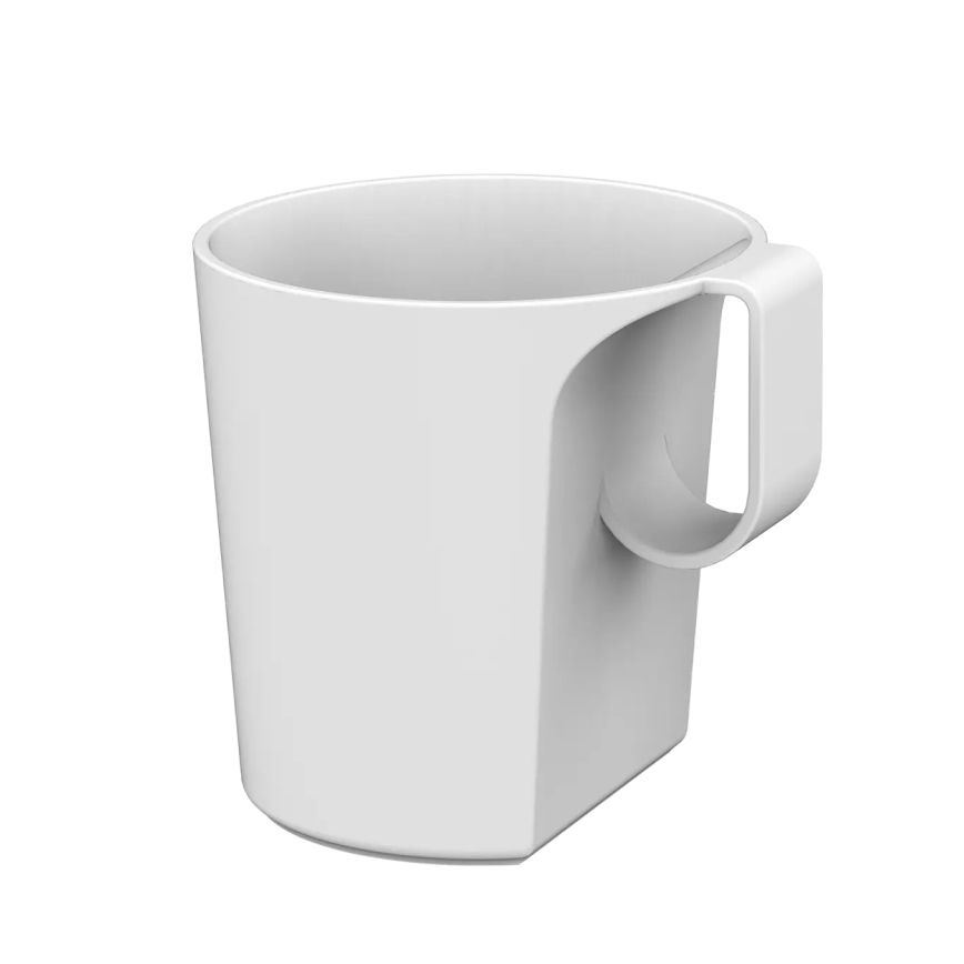 Concept RK7030 - Reiswaterkoker 0,5 l 1080W/230V grijs/wit + 2 kopjes