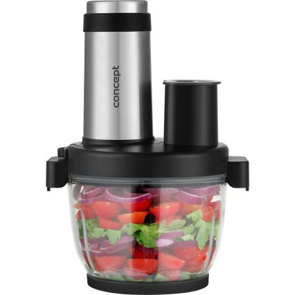 Concept RM3300 - Keukenrobot met een rasp 1000W/230V zwart/roestvrij
