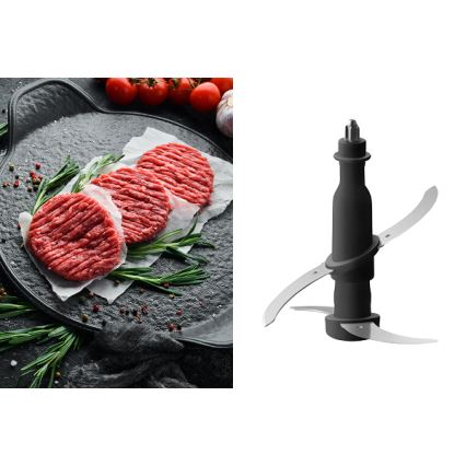 Concept RM3300 - Keukenrobot met een rasp 1000W/230V zwart/roestvrij
