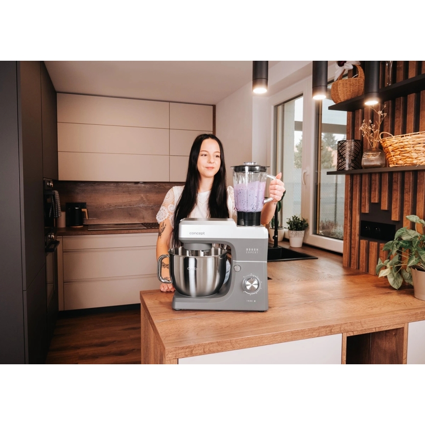 Concept RM6000 - Planetaire keukenrobot  DOUGH EXPERT 1900W/230V antraciet/roestvrij staal