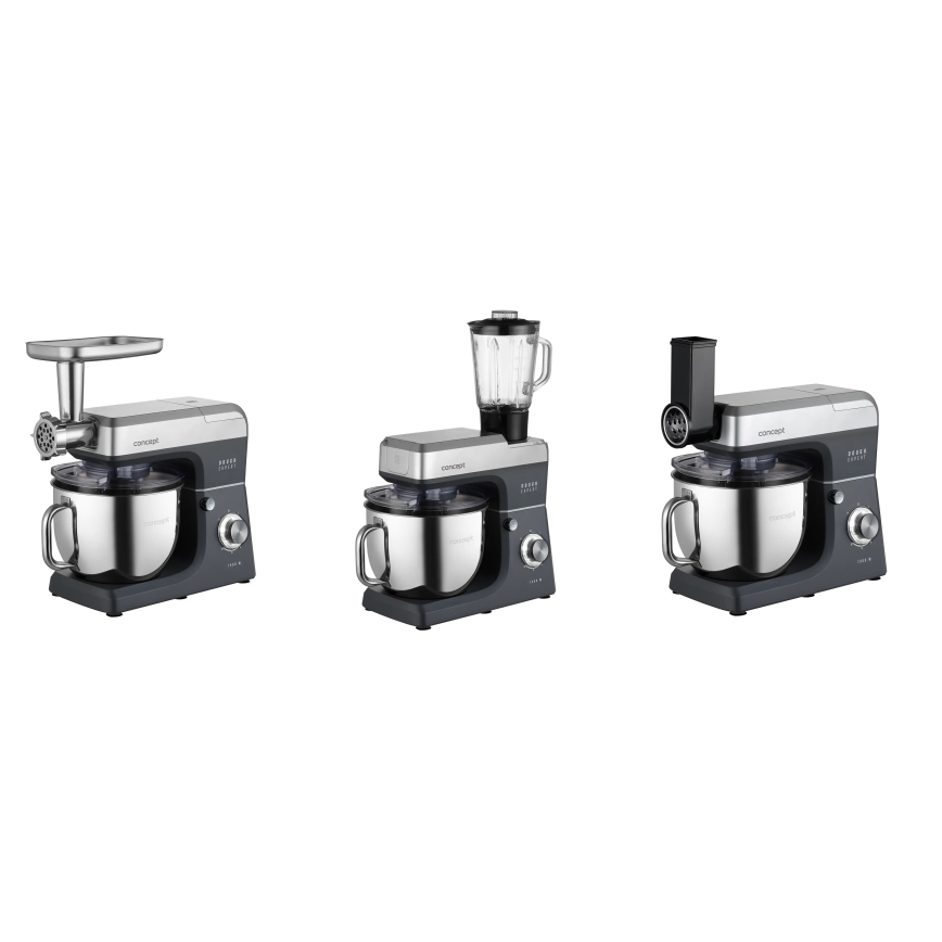 Concept RM6000 - Planetaire keukenrobot  DOUGH EXPERT 1900W/230V antraciet/roestvrij staal