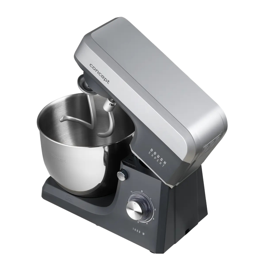 Concept RM6010 - Planetaire keukenrobot DOUGH EXPERT 1900W/230V antraciet/roestvrij staal