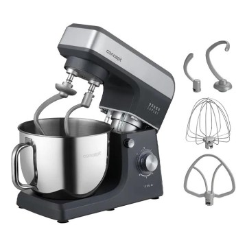 Concept RM6010 - Planetaire keukenrobot DOUGH EXPERT 1900W/230V antraciet/roestvrij staal