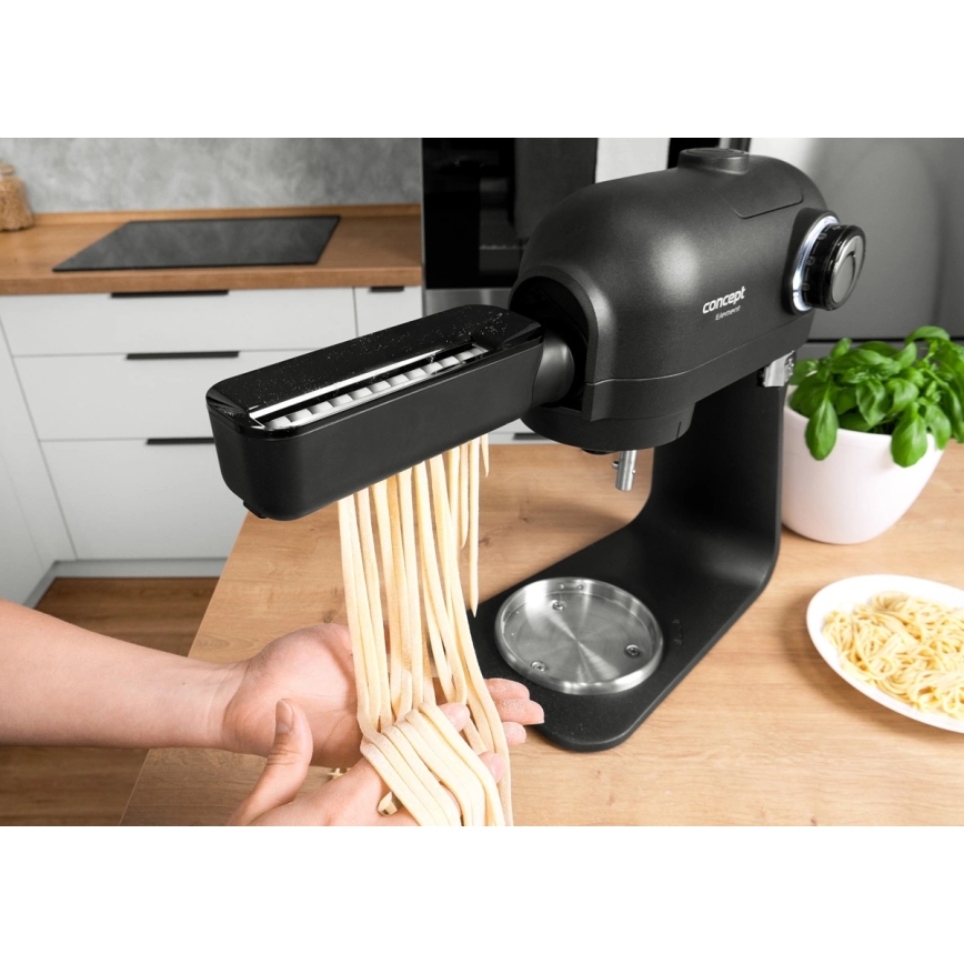Concept RM8000 - Keukenrobot met roestvrijstalen mengkom 1200W/230V zwart