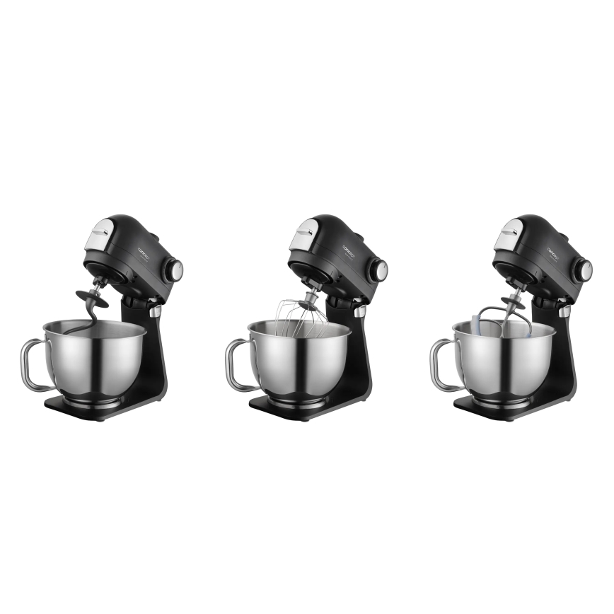 Concept RM8000 - Keukenrobot met roestvrijstalen mengkom 1200W/230V zwart