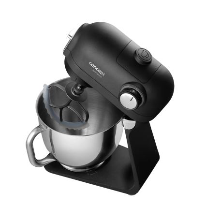 Concept RM8000 - Keukenrobot met roestvrijstalen mengkom 1200W/230V zwart