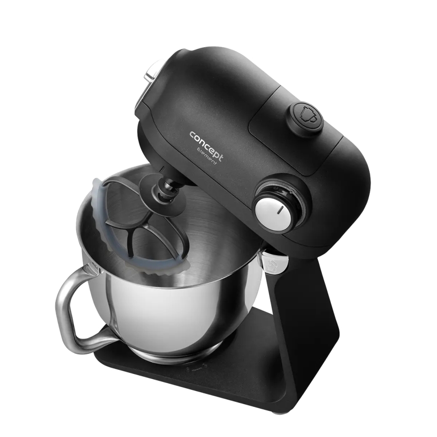 Concept RM8000 - Keukenrobot met roestvrijstalen mengkom 1200W/230V zwart