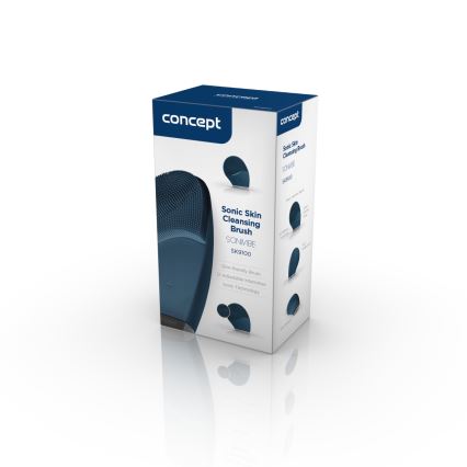 Concept SK9100 - Gezichtsreinigingsborstel SONIVIBE 2W/5V 250 mAh IPX7 blauw