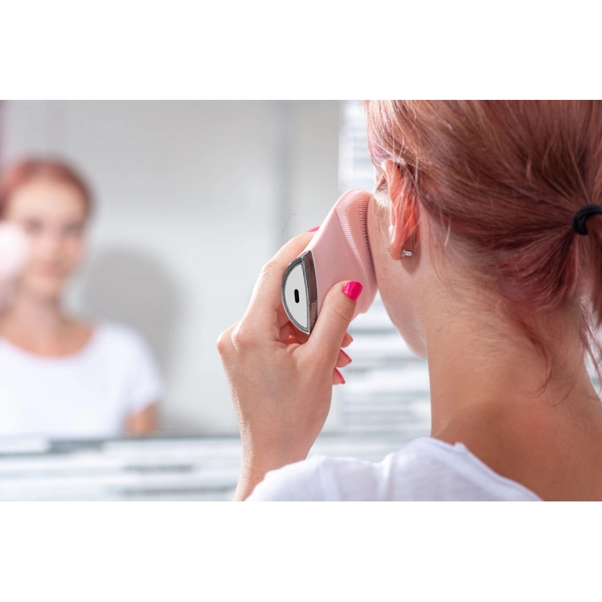 Concept SK9102 - Gezichtsreinigingsborstel SONIVIBE 2W/5V 250 mAh IPX7 roze