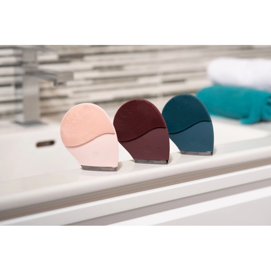 Concept SK9102 - Gezichtsreinigingsborstel SONIVIBE 2W/5V 250 mAh IPX7 roze