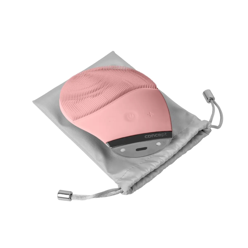 Concept SK9102 - Gezichtsreinigingsborstel SONIVIBE 2W/5V 250 mAh IPX7 roze