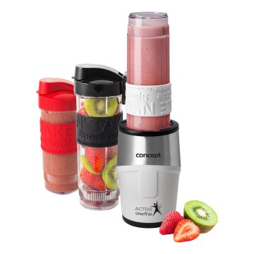 Concept SM3380 - Smoothieblender met accessoires ACTIVE SMOOTHIE 500W/230V wit