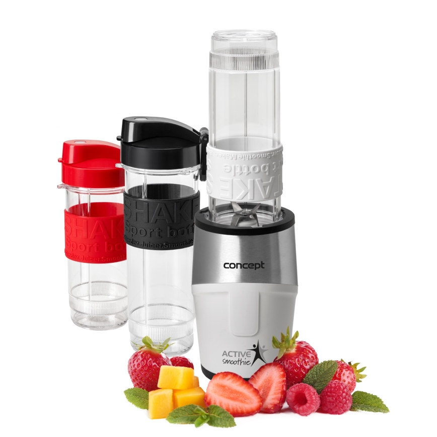 Concept SM3380 - Smoothieblender met accessoires ACTIVE SMOOTHIE 500W/230V wit