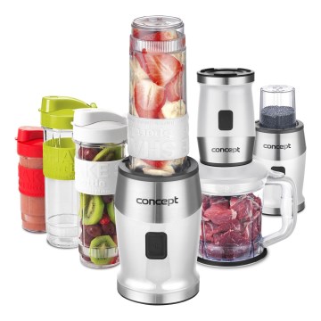 Concept SM3391 - Smoothieblender met accessoires 700W/230V wit