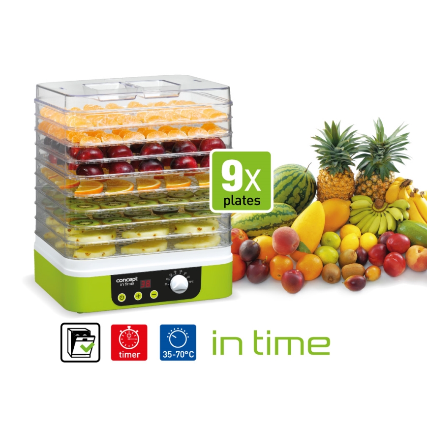 Concept SO1060 - Voedseldroger 260W/230V groen