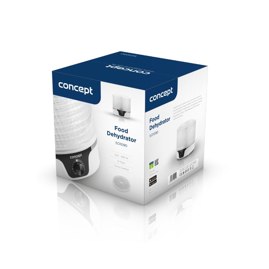 Concept SO1090 - Voedseldroger 380W/230V wit