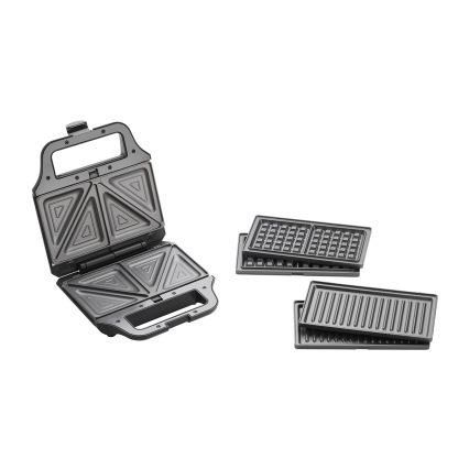 Concept SV3054 - Sandwich maker 3in1 700W/230V zwart