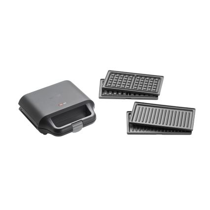 Concept SV3054 - Sandwich maker 3in1 700W/230V zwart