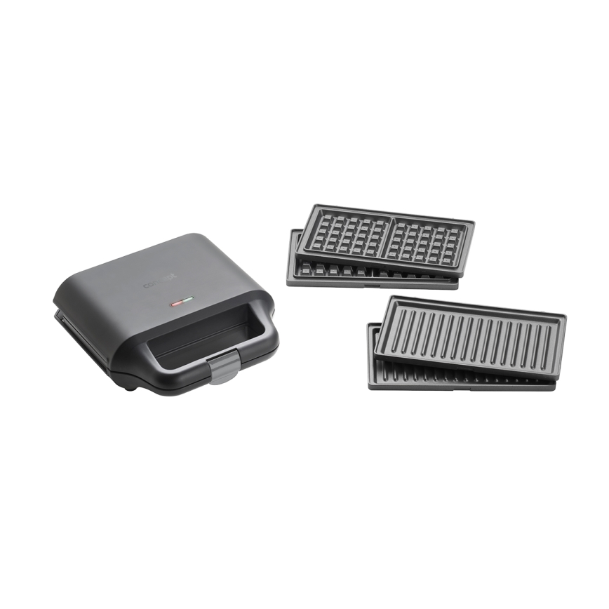Concept SV3054 - Sandwich maker 3in1 700W/230V zwart