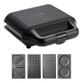 Concept SV3055 - Sandwich maker 4in1 700W/230V zwart