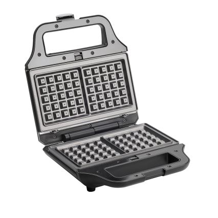 Concept SV3055 - Sandwich maker 4in1 700W/230V zwart