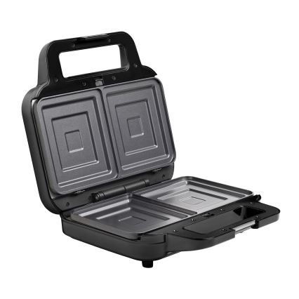 Concept SV3070 - Sandwich maker XXL 4in1 900W/230V zwart/roestvrij