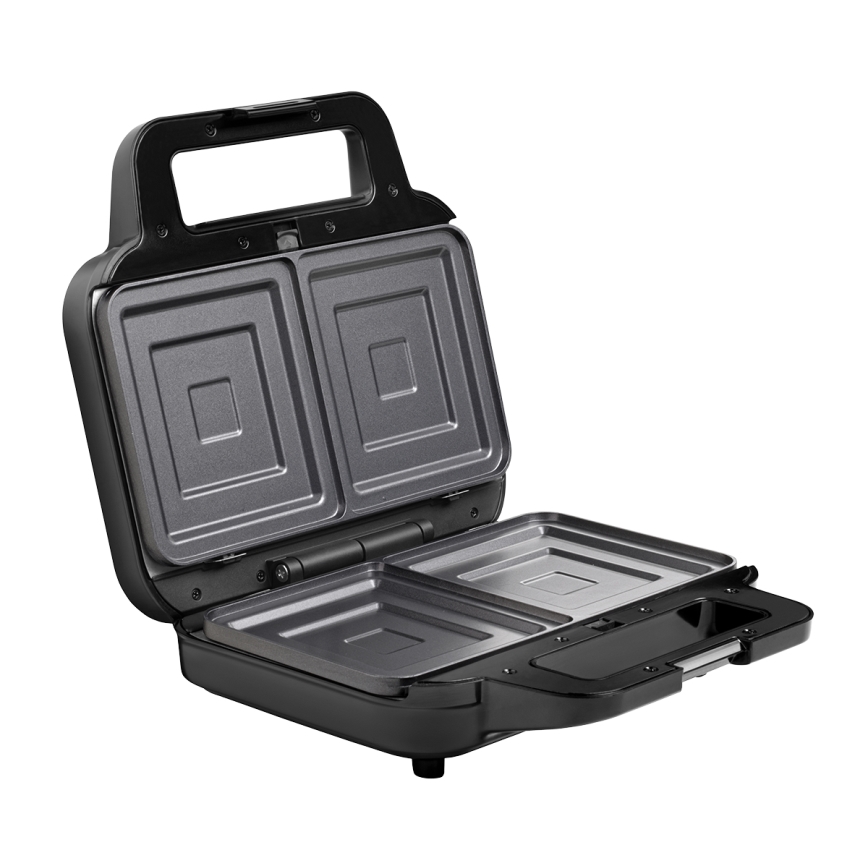 Concept SV3070 - Sandwich maker XXL 4in1 900W/230V zwart/roestvrij