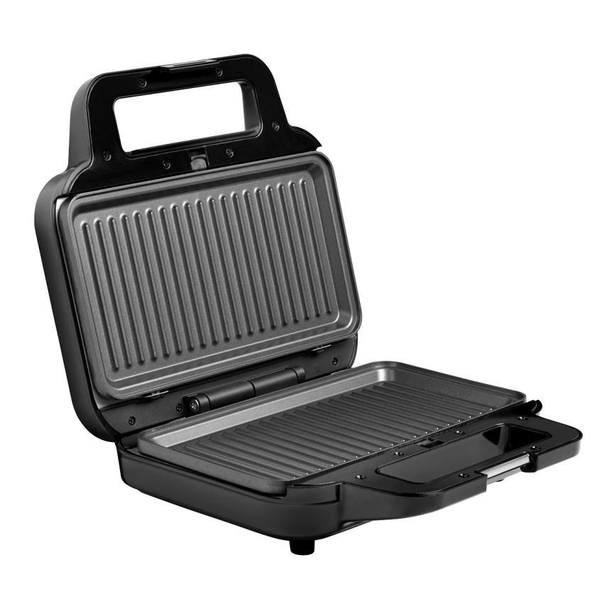 Concept SV3070 - Sandwich maker XXL 4in1 900W/230V zwart/roestvrij