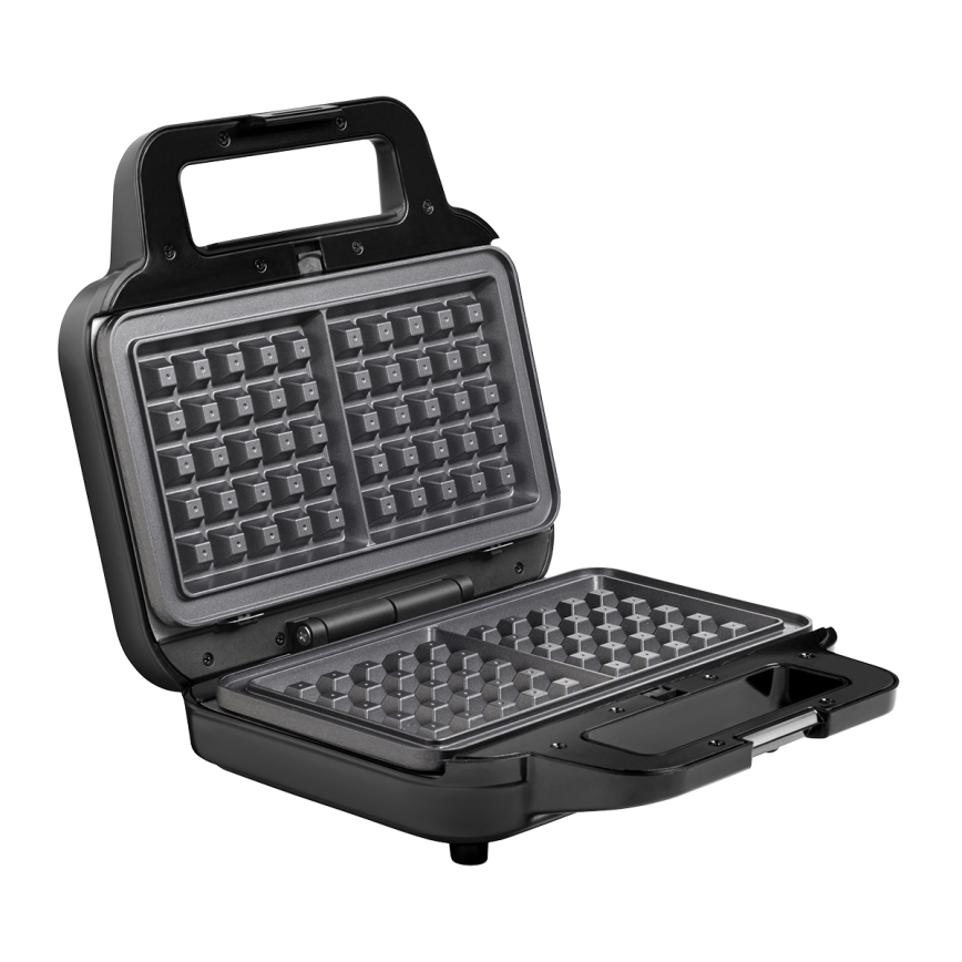 Concept SV3070 - Sandwich maker XXL 4in1 900W/230V zwart/roestvrij