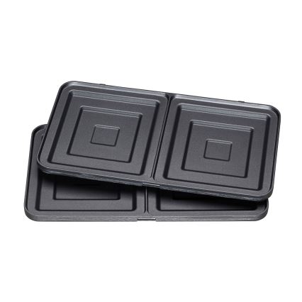 Concept SV3070 - Sandwich maker XXL 4in1 900W/230V zwart/roestvrij