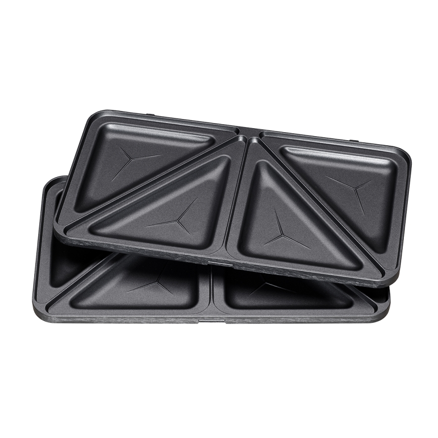 Concept SV3070 - Sandwich maker XXL 4in1 900W/230V zwart/roestvrij