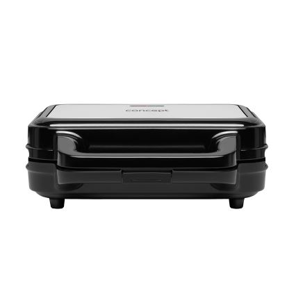 Concept SV3070 - Sandwich maker XXL 4in1 900W/230V zwart/roestvrij