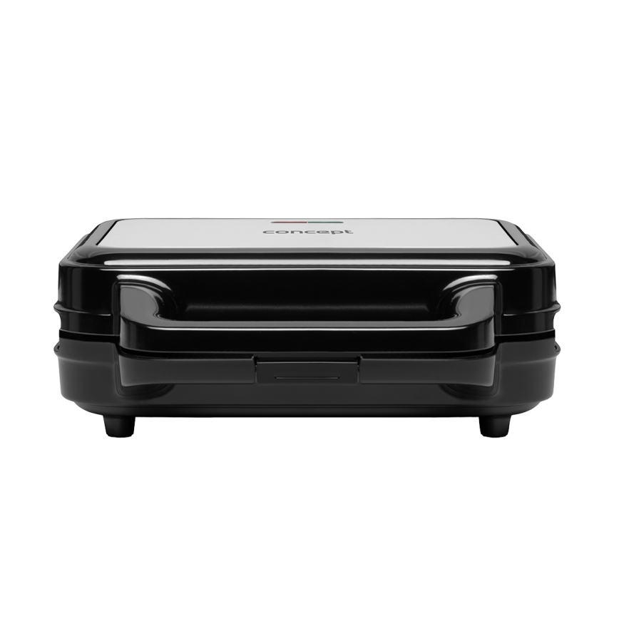 Concept SV3070 - Sandwich maker XXL 4in1 900W/230V zwart/roestvrij