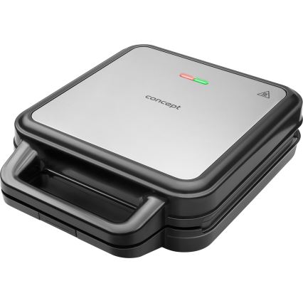 Concept SV3080 - Sandwich maker FAMILY 3in1 1200W/230V zwart/roestvrij