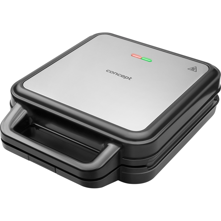 Concept SV3080 - Sandwich maker FAMILY 3in1 1200W/230V zwart/roestvrij