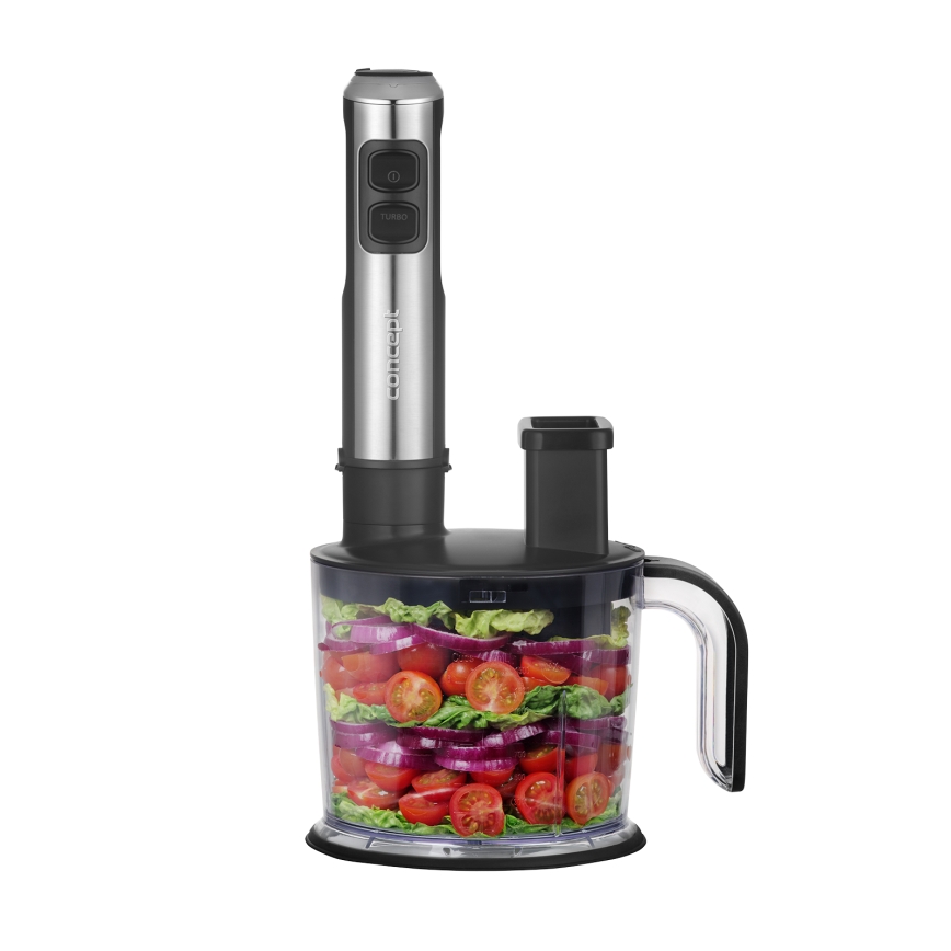 Concept TM5500 - Staafmixer met accessoires 1500W/230V zwart/roestvrij