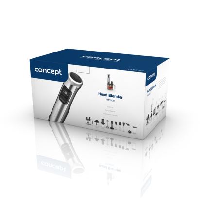 Concept TM5500 - Staafmixer met accessoires 1500W/230V zwart/roestvrij
