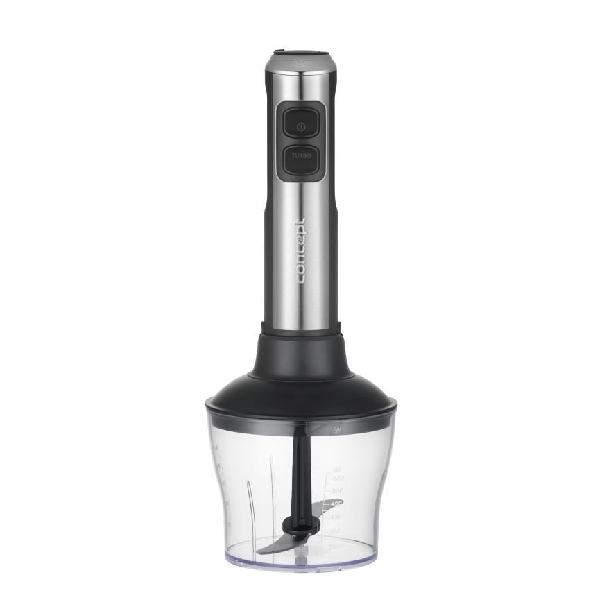Concept TM5510 - Staafmixer met accessoires 1500W/230V zwart/roestvrij