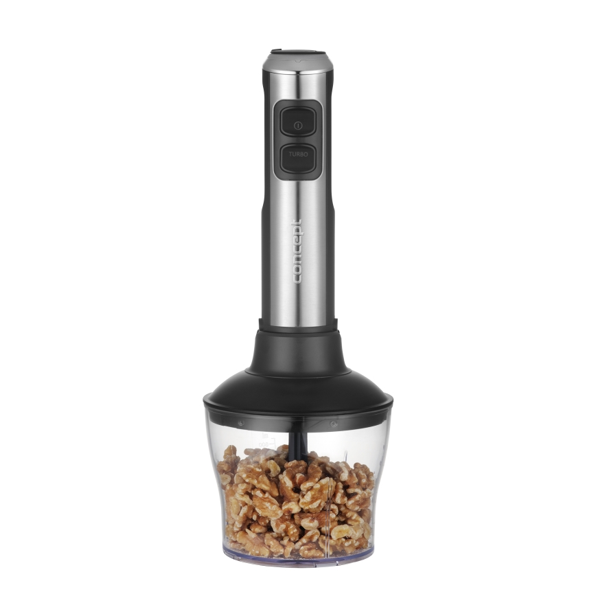 Concept TM5510 - Staafmixer met accessoires 1500W/230V zwart/roestvrij