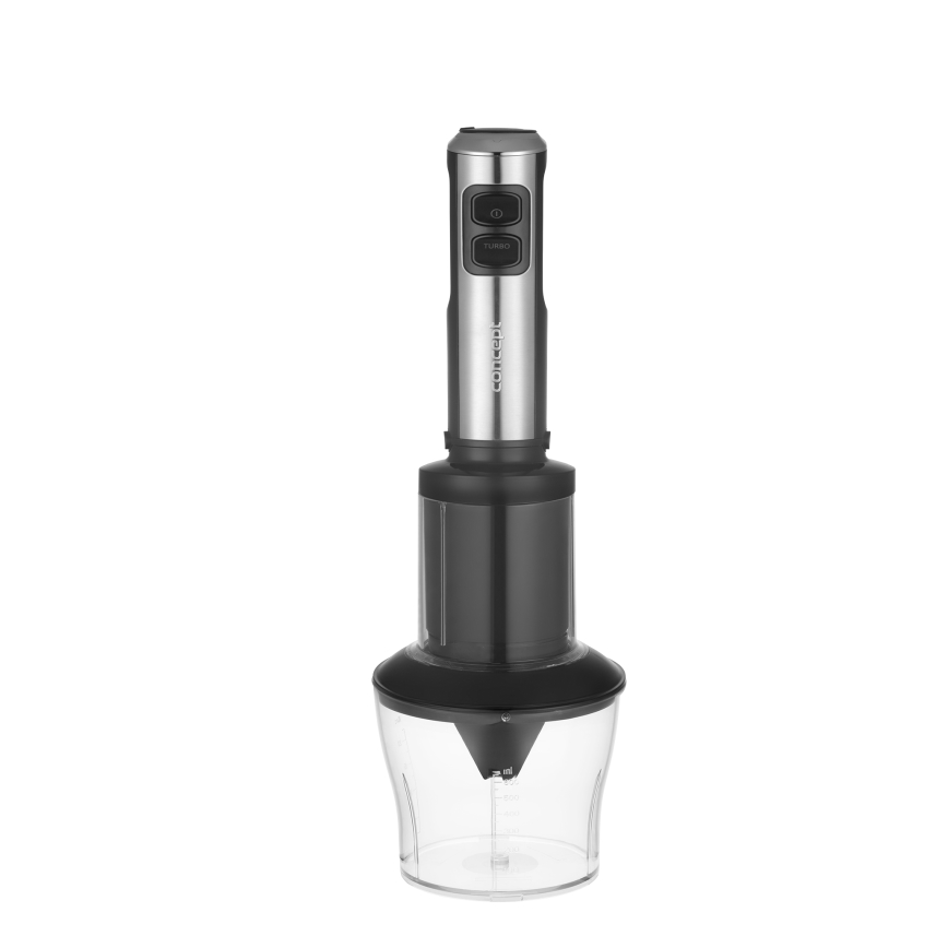 Concept TM5510 - Staafmixer met accessoires 1500W/230V zwart/roestvrij