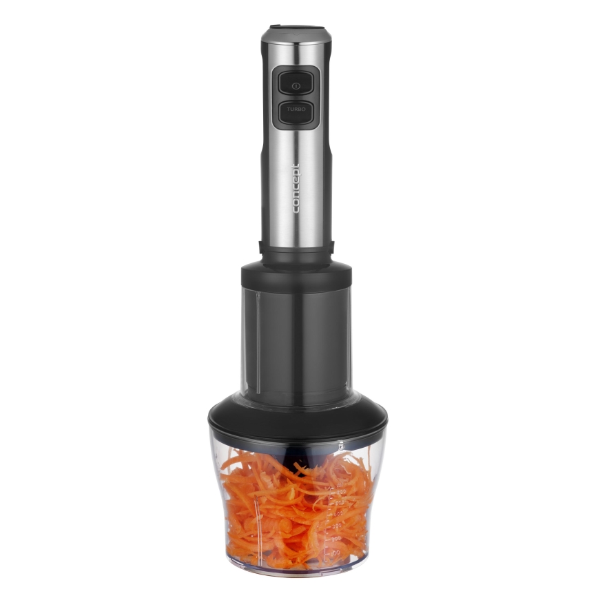 Concept TM5510 - Staafmixer met accessoires 1500W/230V zwart/roestvrij