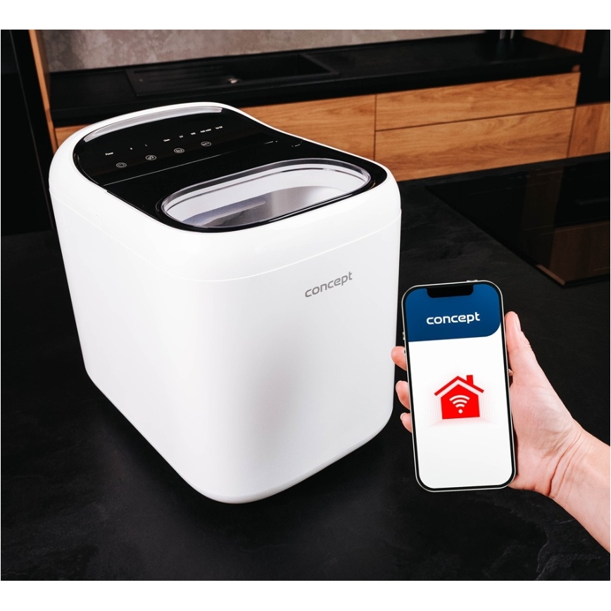 Concept VL1520 - IJsblokjesmachine 150W/230V Wi-Fi wit