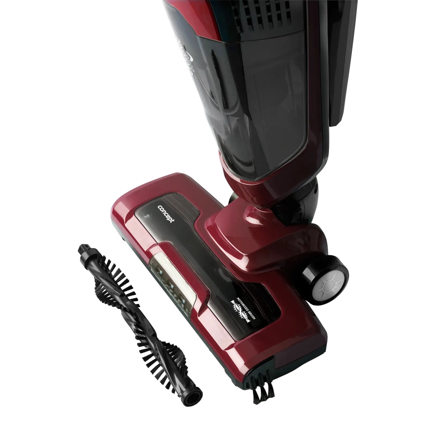 Concept VP4136 - Draadloze 2-in-1 steelstofzuiger 100 W/22,2 V 2200 mAh rood