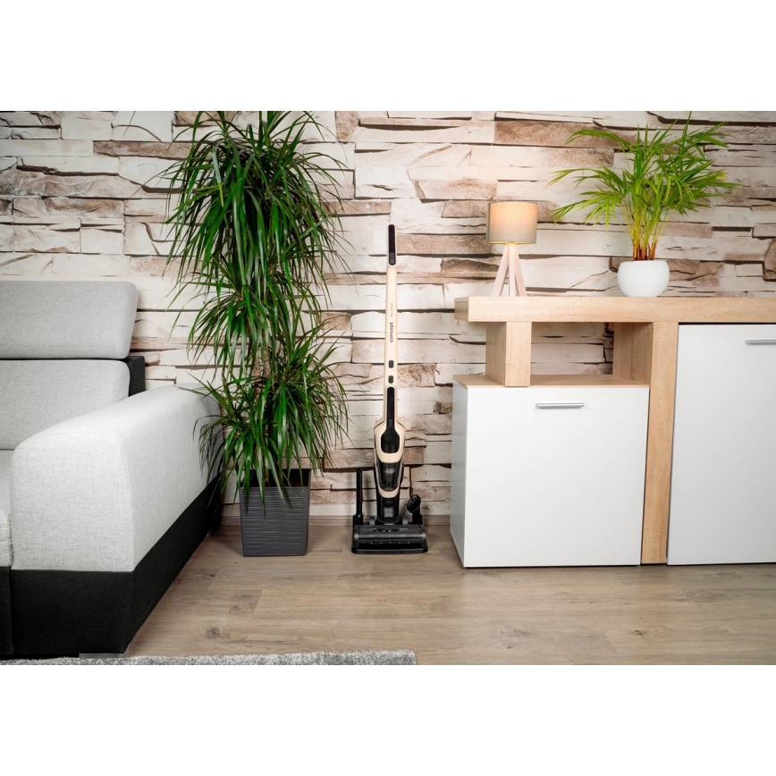 Concept VP4220 - Draadloze 3-in-1 steelstofzuiger AQUAGLIDE 160W/28,8V 2200 mAh beige