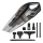 Concept VP4353-Handstofzuiger WET & DRY RISER EXTENSION 110W/18,5V 2200 mAh zwart
