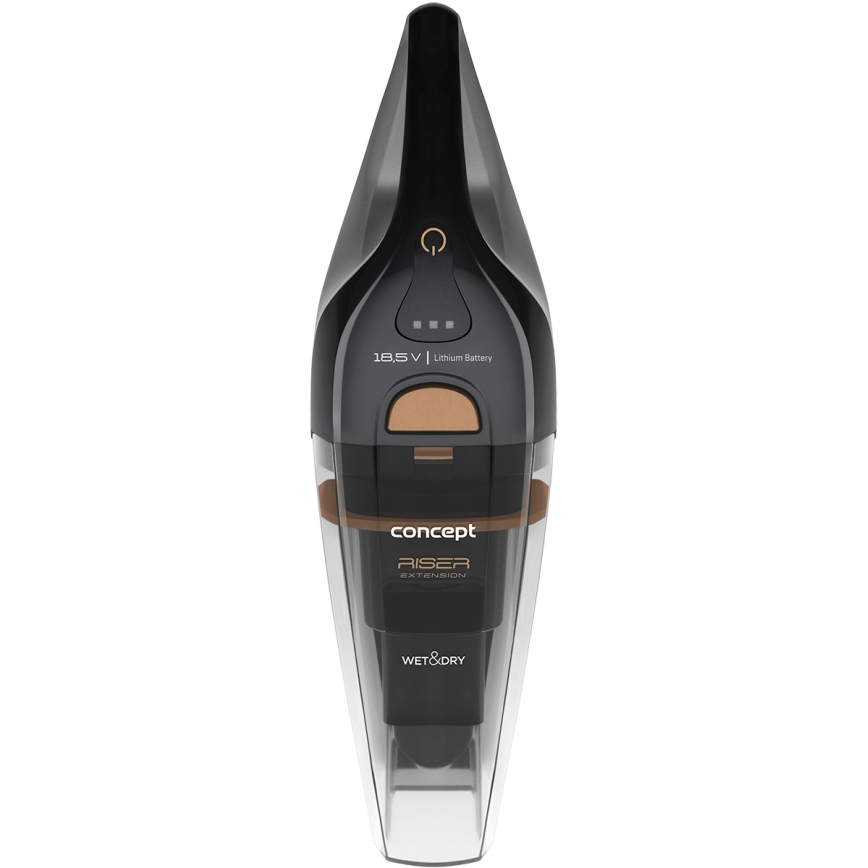 Concept VP4353-Handstofzuiger WET & DRY RISER EXTENSION 110W/18,5V 2200 mAh zwart