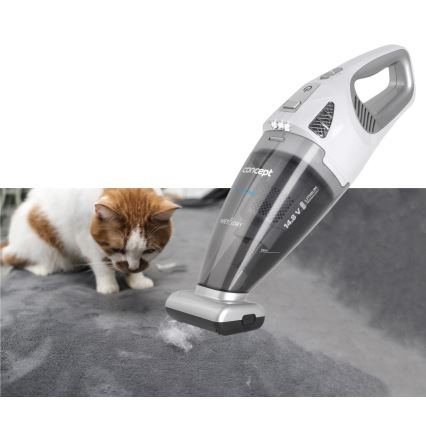 Concept VP4370 - Handstofzuiger WET & DRY PERFECT CLEAN 90W/14,8V 2200 mAh wit