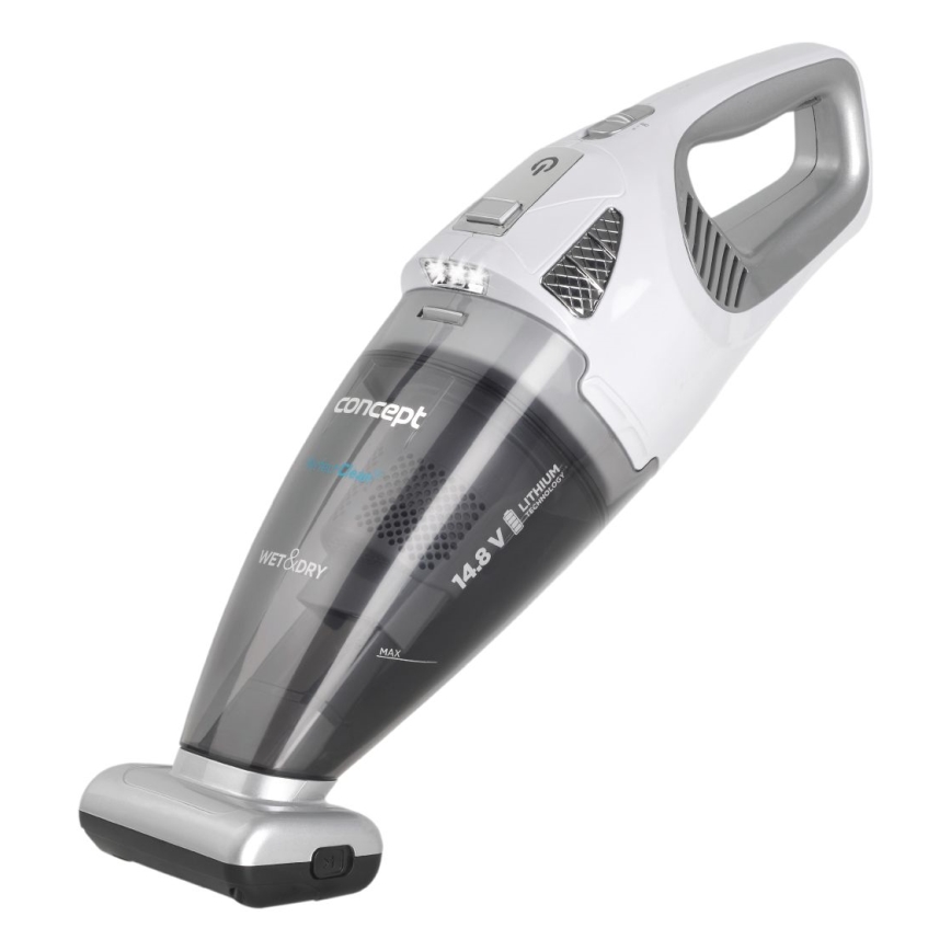 Concept VP4370 - Handstofzuiger WET & DRY PERFECT CLEAN 90W/14,8V 2200 mAh wit